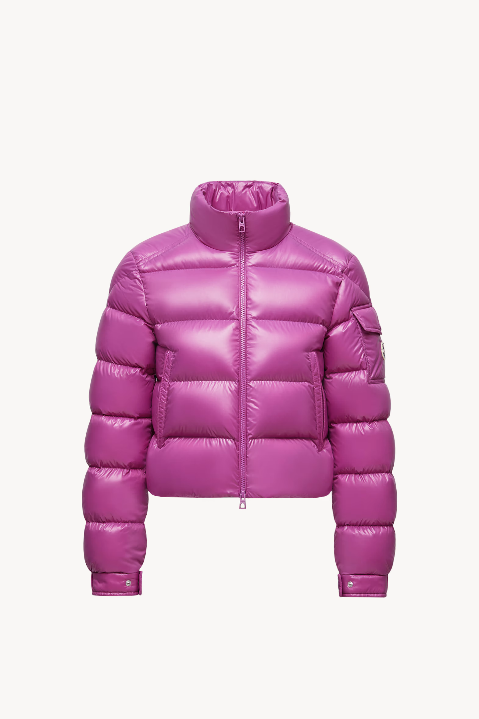 Petra Short Down Jacket Women Fuchsia Moncler 2